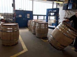 New whiskey barrels