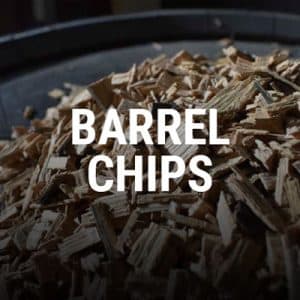 Barrel chips for barrel aging homebrew